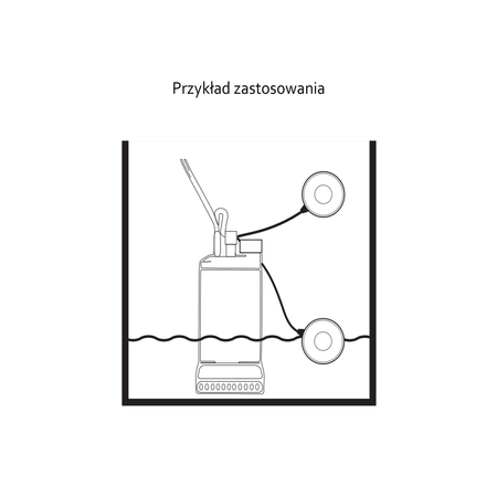 Wyłącznik pływakowy ZWQ 1500 3x1 (4 otwory) IBO